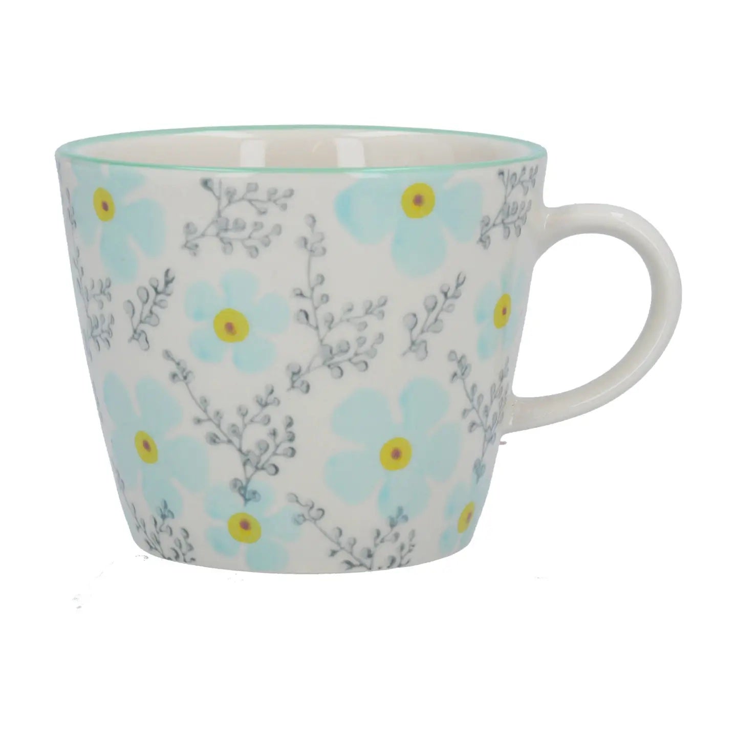 Blue Periwinkle Ceramic Mug