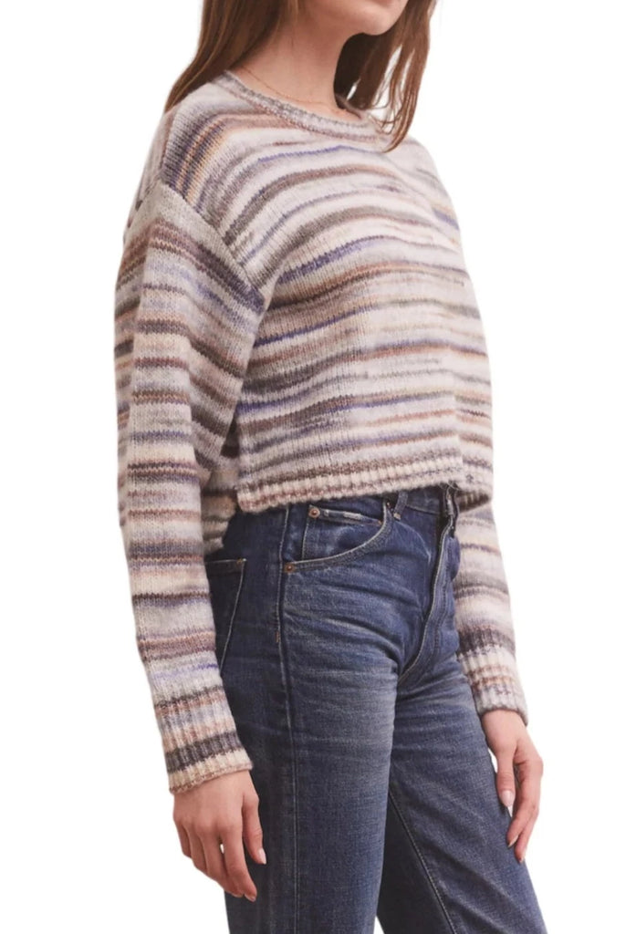 Z Supply Corbin Pullover Sweatshirt, Multi | Designed in the USA