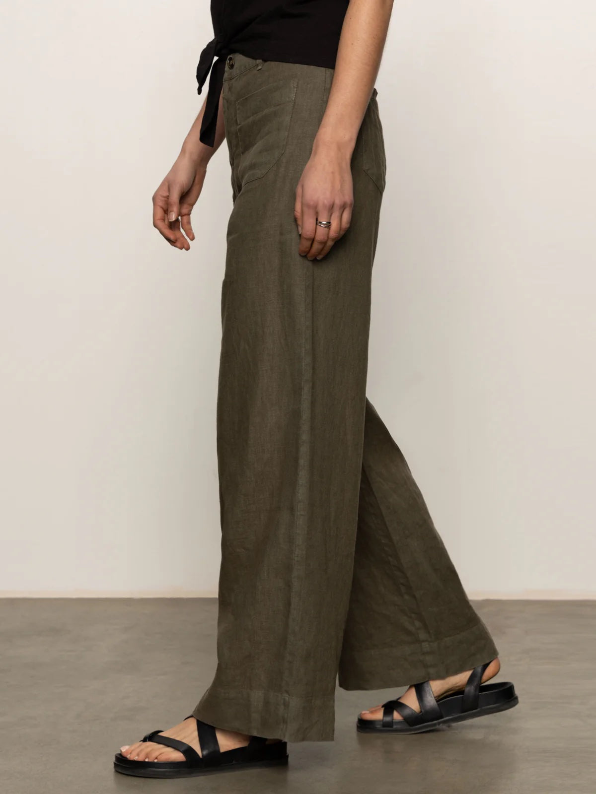 Sanctuary The Linen Marine Pant | Kalamata, Designed in the USA