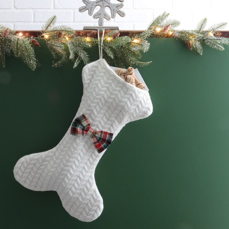 Cable Knit Pet Stocking | Cream