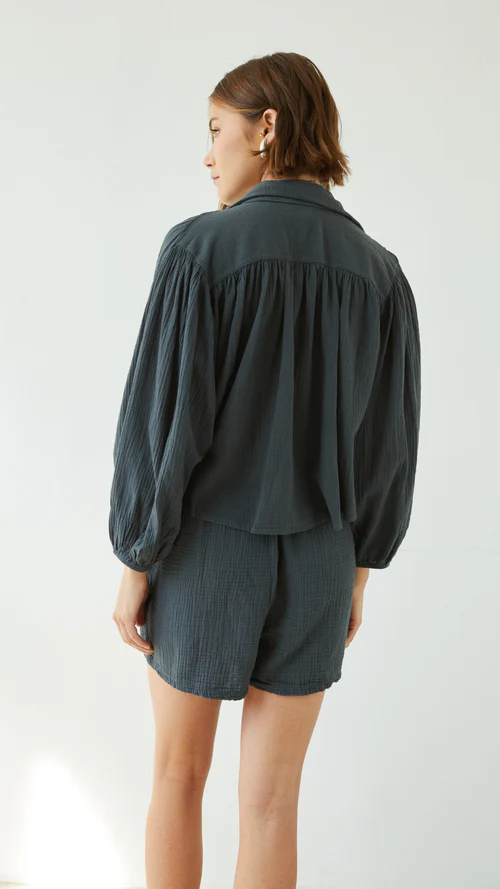 Charli - Anais Shorts | Anthracite, Made in Italy