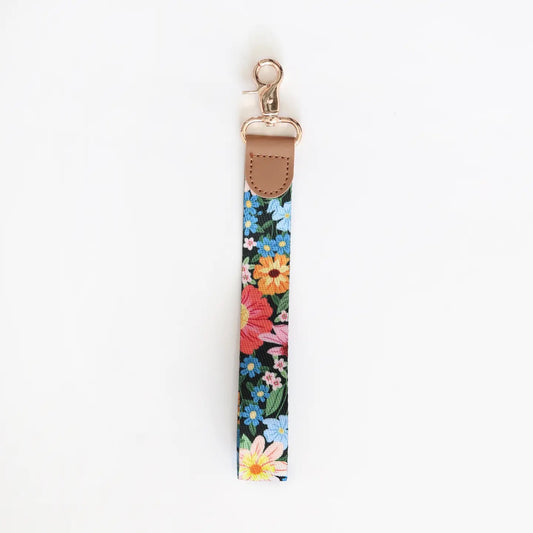 Linden Paper Dahlia Dance Wristlet Lanyard | Designed in Canada