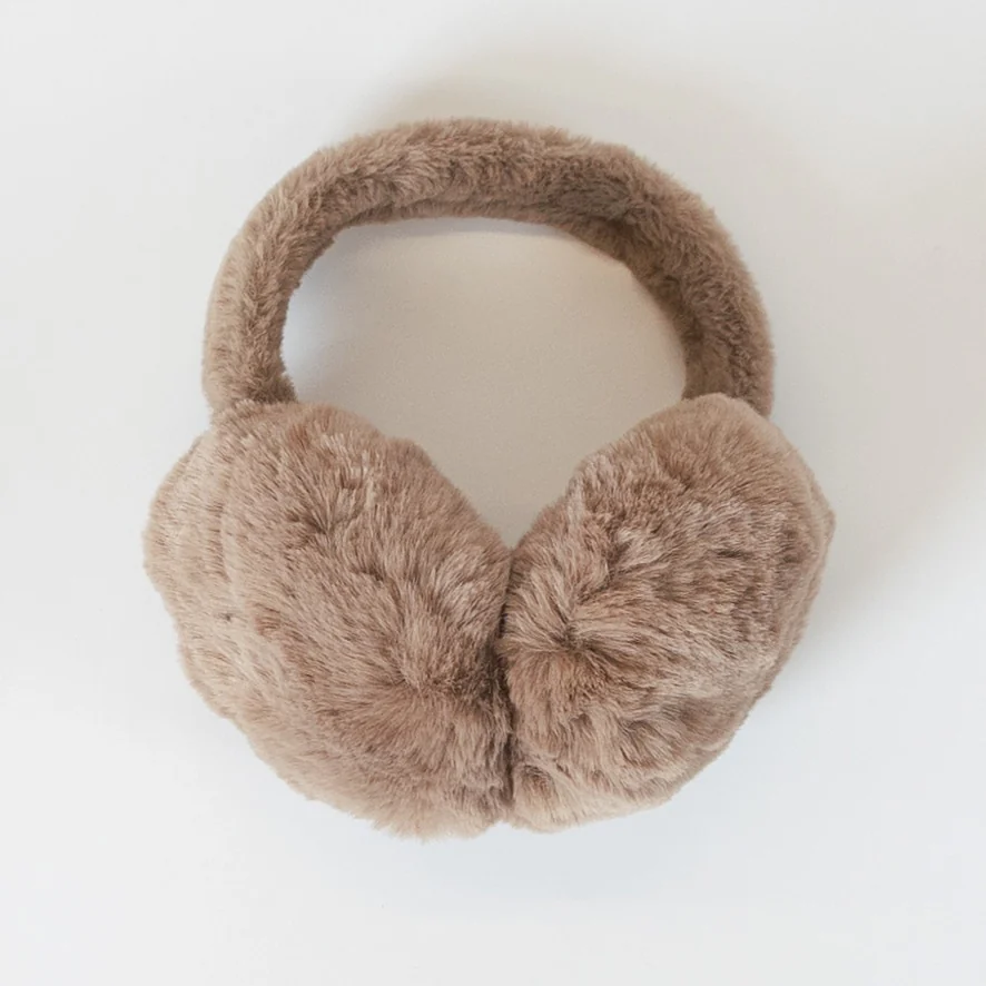 Lyla + Luxe Fuzzy Earmuffs | Driftwood