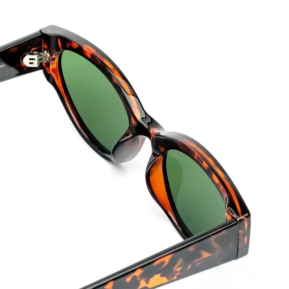 Eco Shades Bello Sunglasses | Havana Green, Designed in Denmark