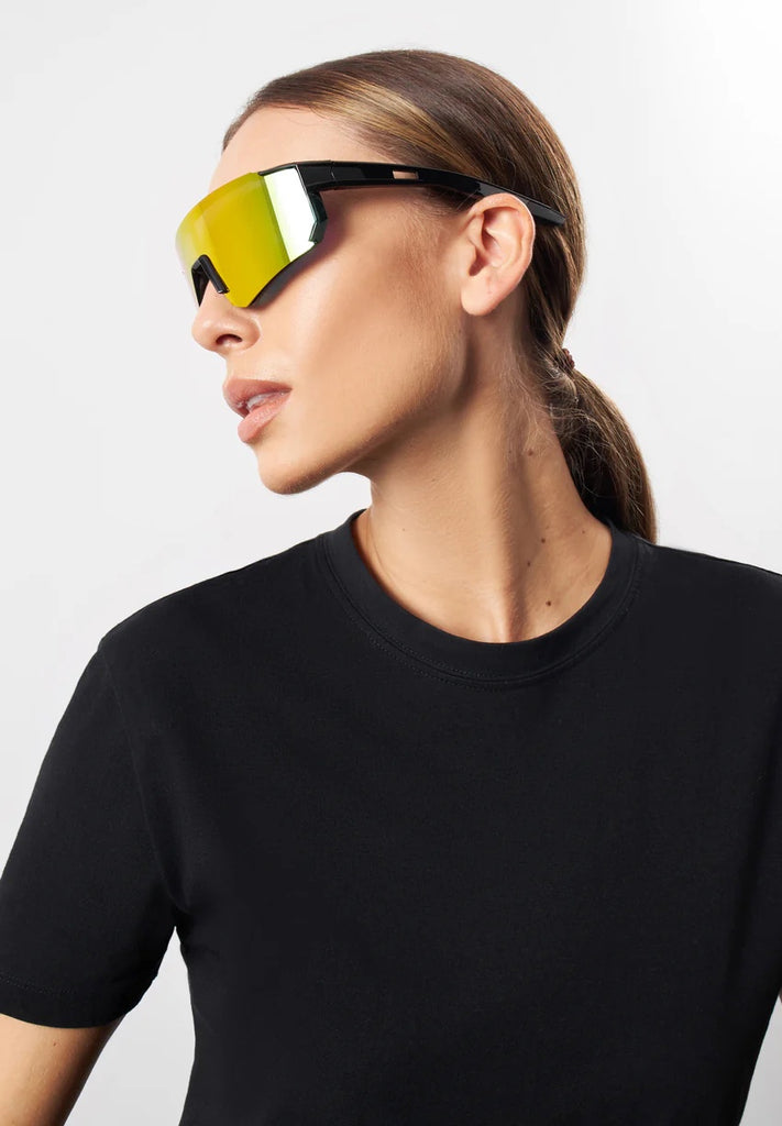 Eco Shades Sunglasses Grosso | Black & Red, Designed in Denmark