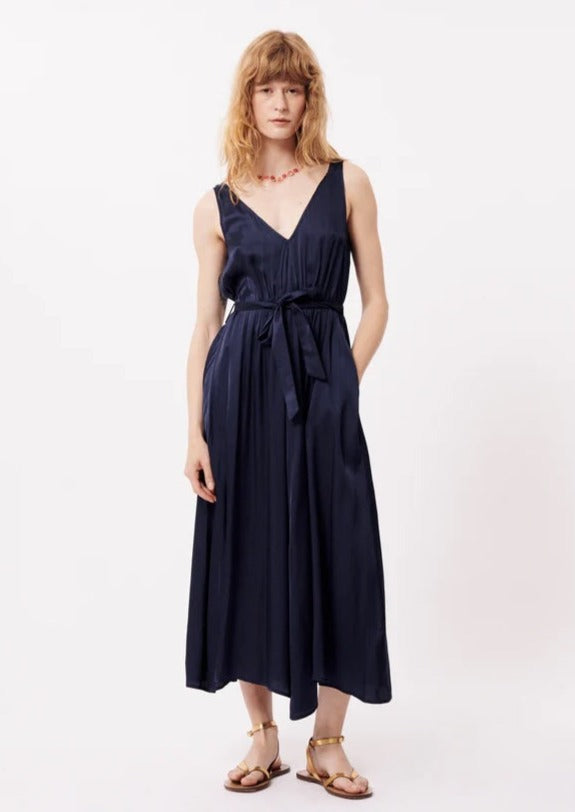 FRNCH Achouak Dress | Bleu Marine, Designed in France