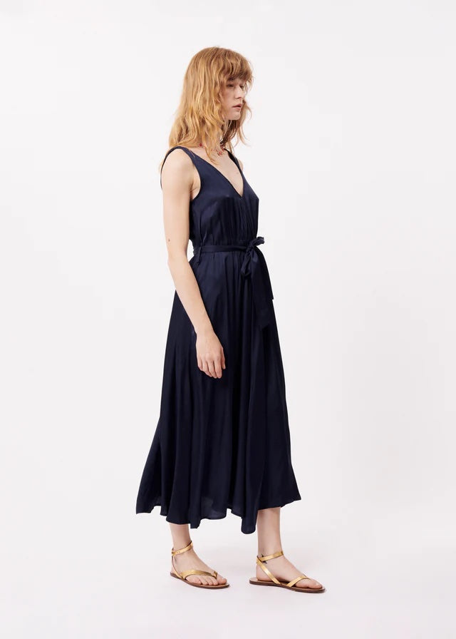 FRNCH Achouak Dress | Bleu Marine, Designed in France