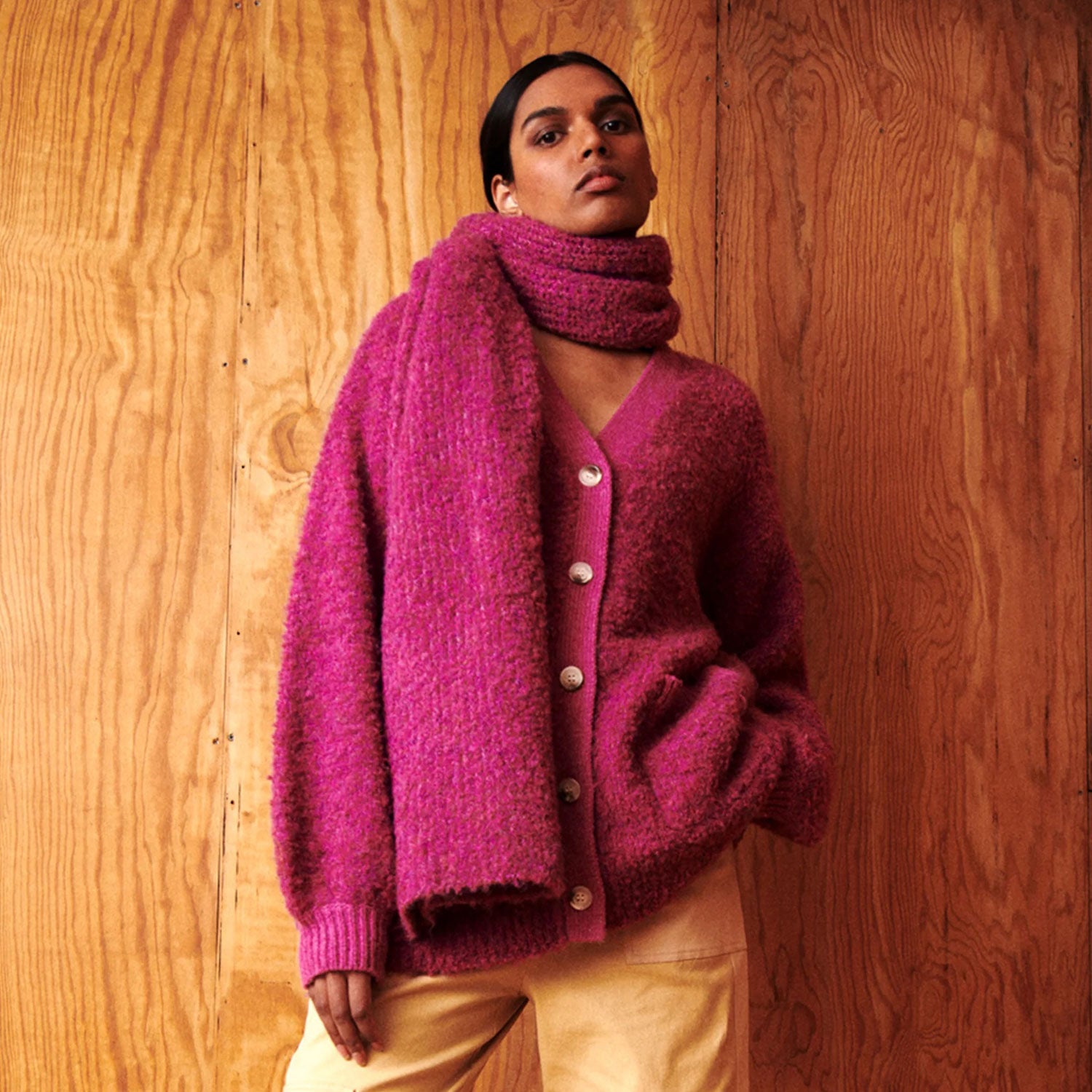 FRNCH Izel Scarf | Violine, Designed in France