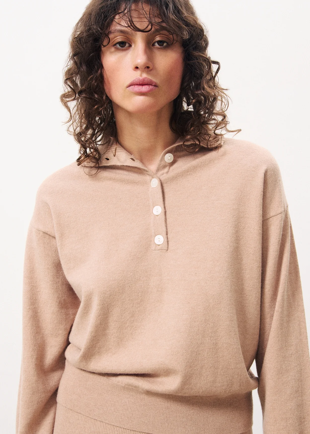 FRNCH Nandy Sweater | Camel, Designed in France