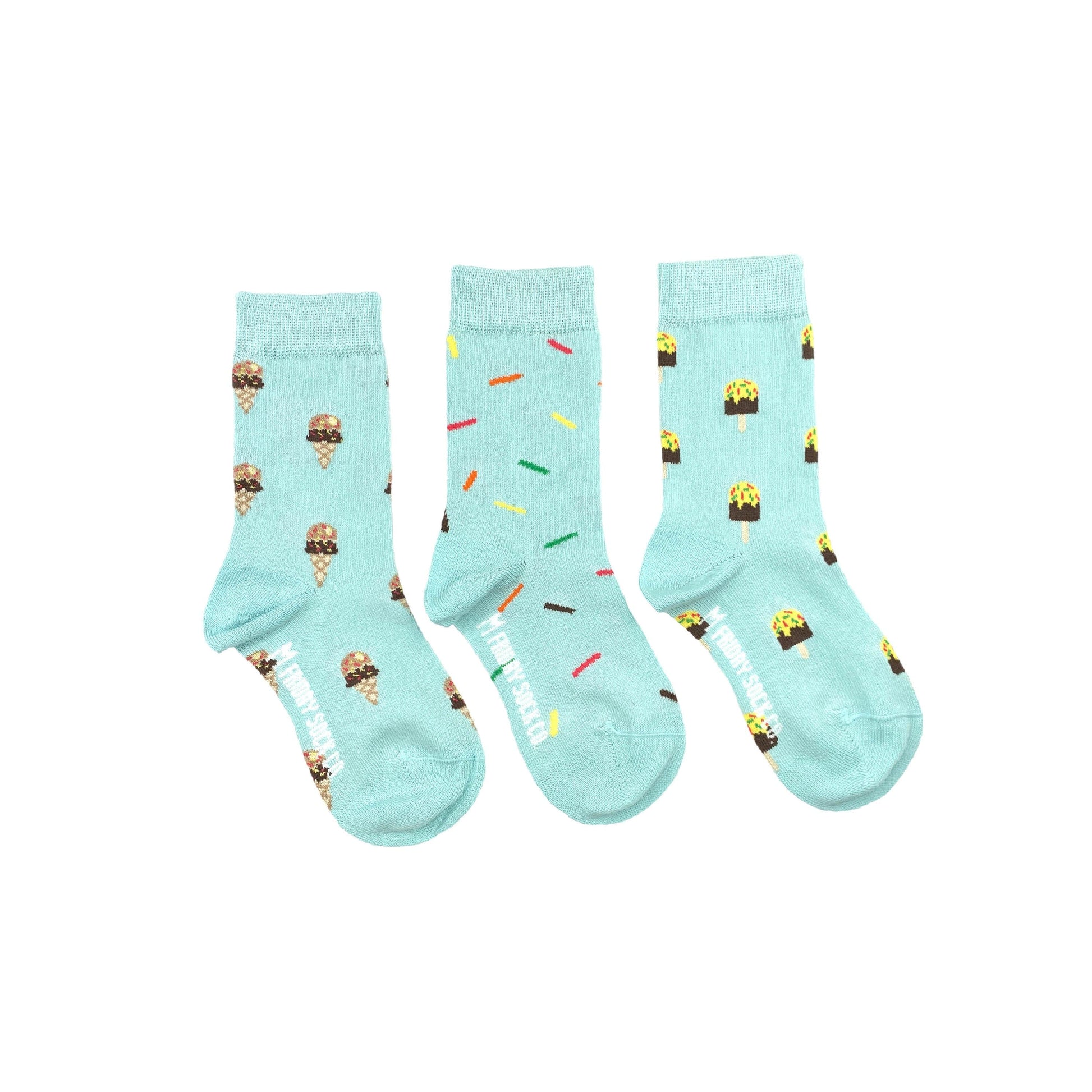 Friday Sock Co. Kids' Mismatched Socks - Ice Cream, Popsicles, Sprinkles