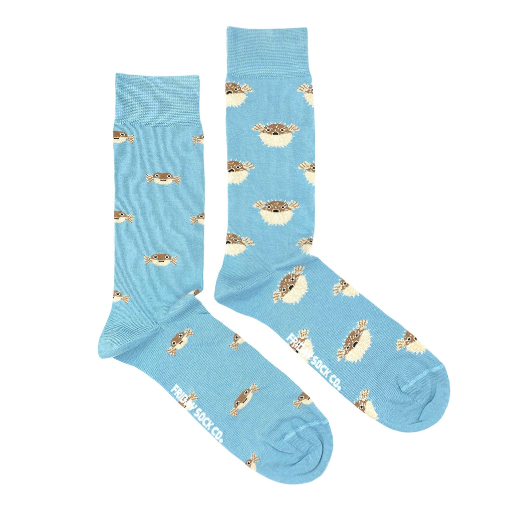 Friday Sock Co. Men's Mismatched Socks | Puffer Fish