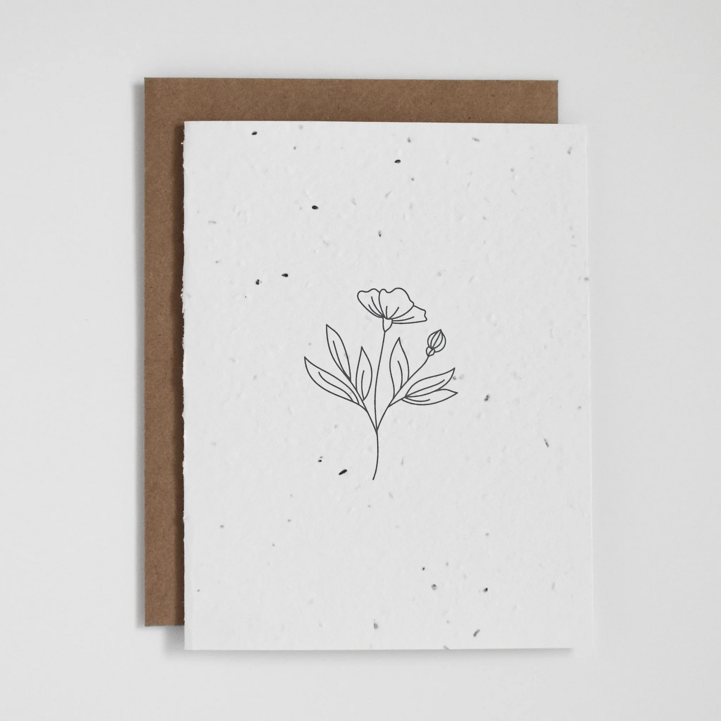 Plantable Just Because / Friendship Card - Single Floral