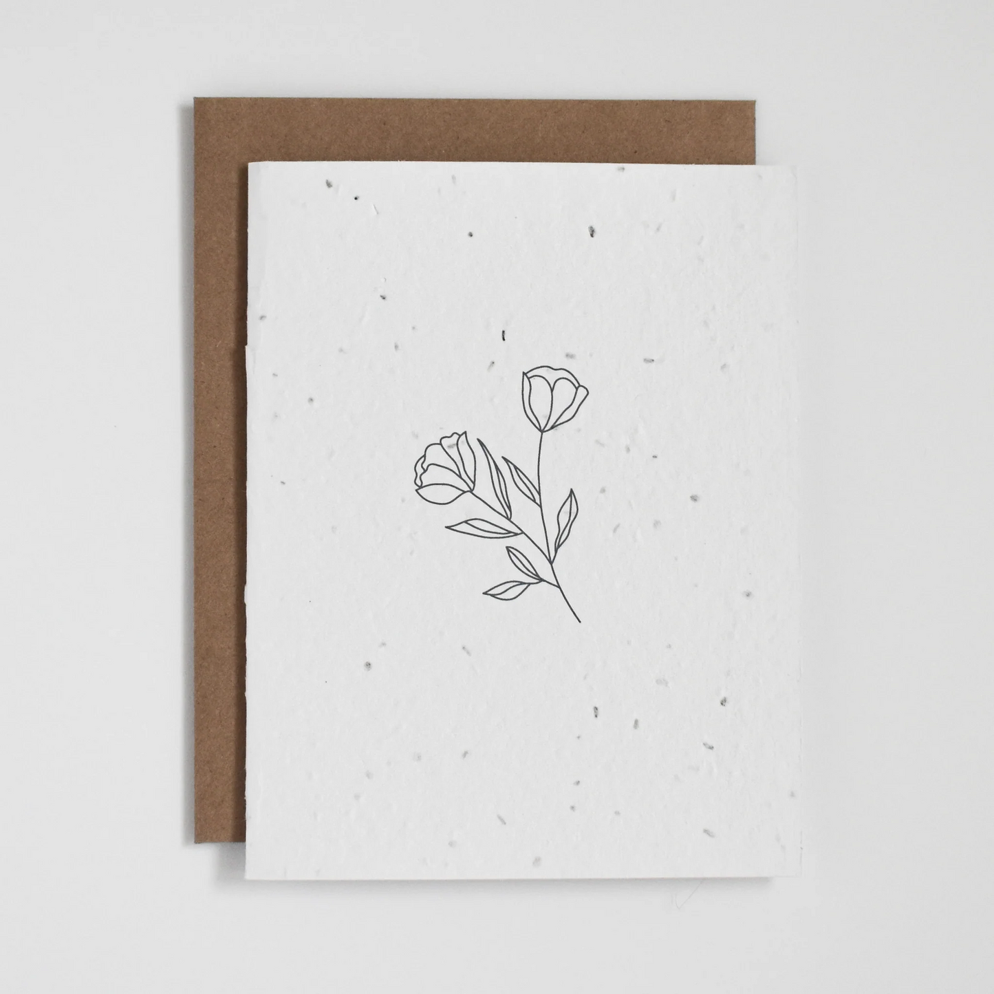 Plantable Just Because / Friendship Card - Double Floral