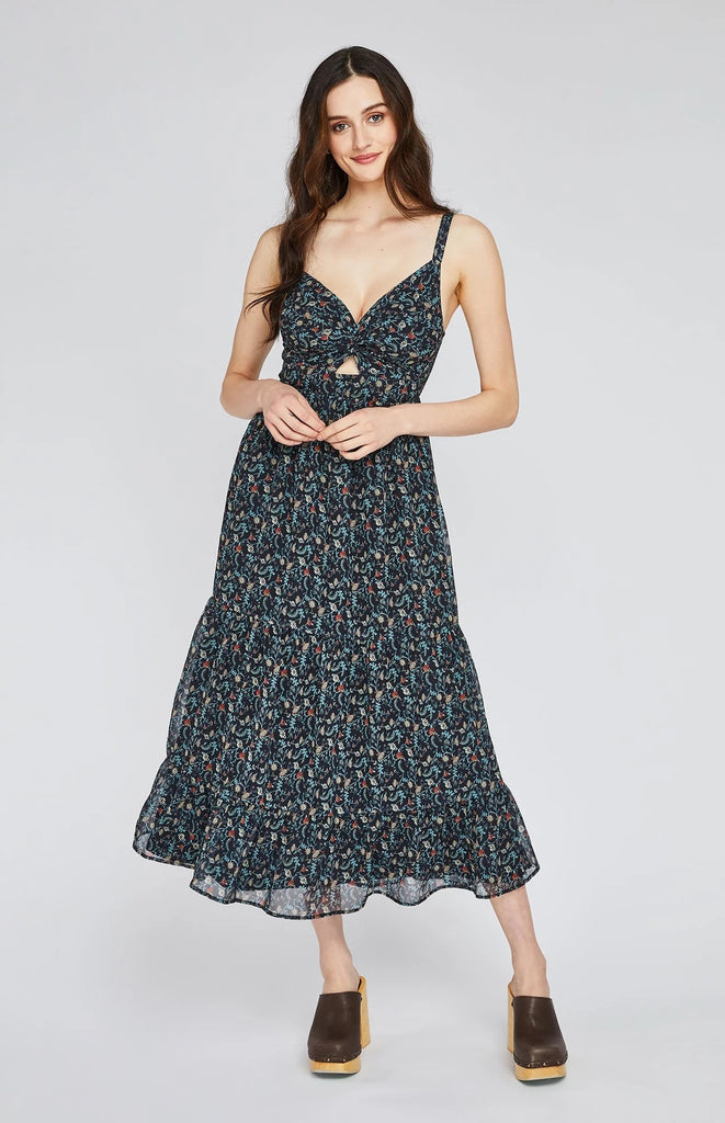 Gentle Fawn Kiera Dress | Black Botanical, Designed in Canada