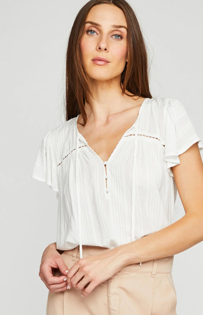 Gentle Fawn - Grace Top - White