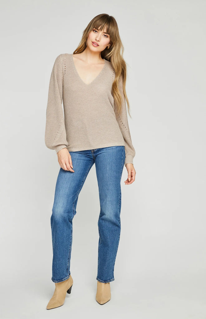 Gentle Fawn - Hailey Pullover - Heather Taupe