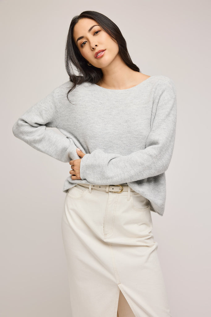 Gentle Fawn Mateo Sweater | Heather Grey, Designed in Canada