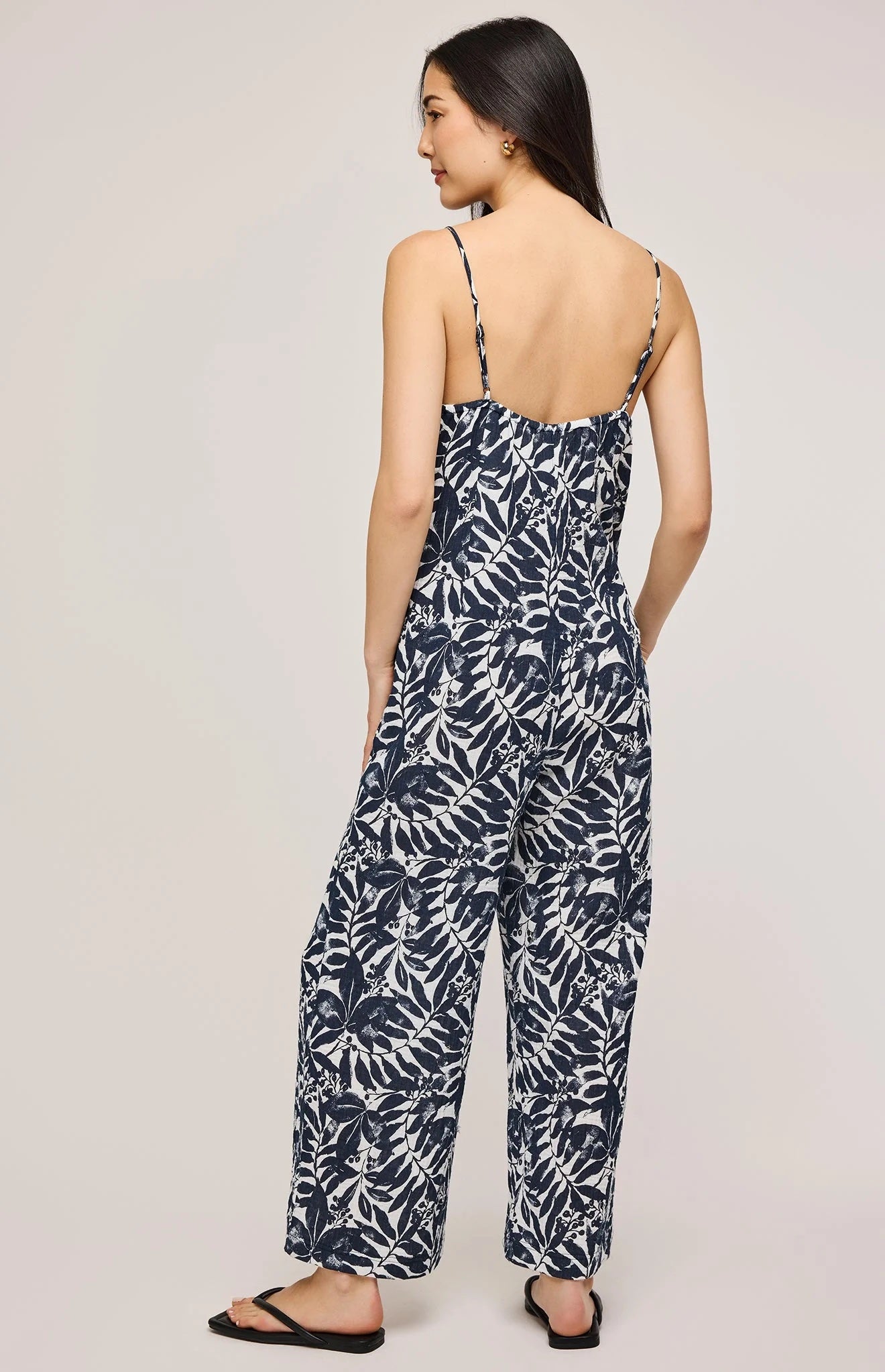 Gentle Fawn Matilda Jumpsuit | Navy Tropic, Designed in Canada