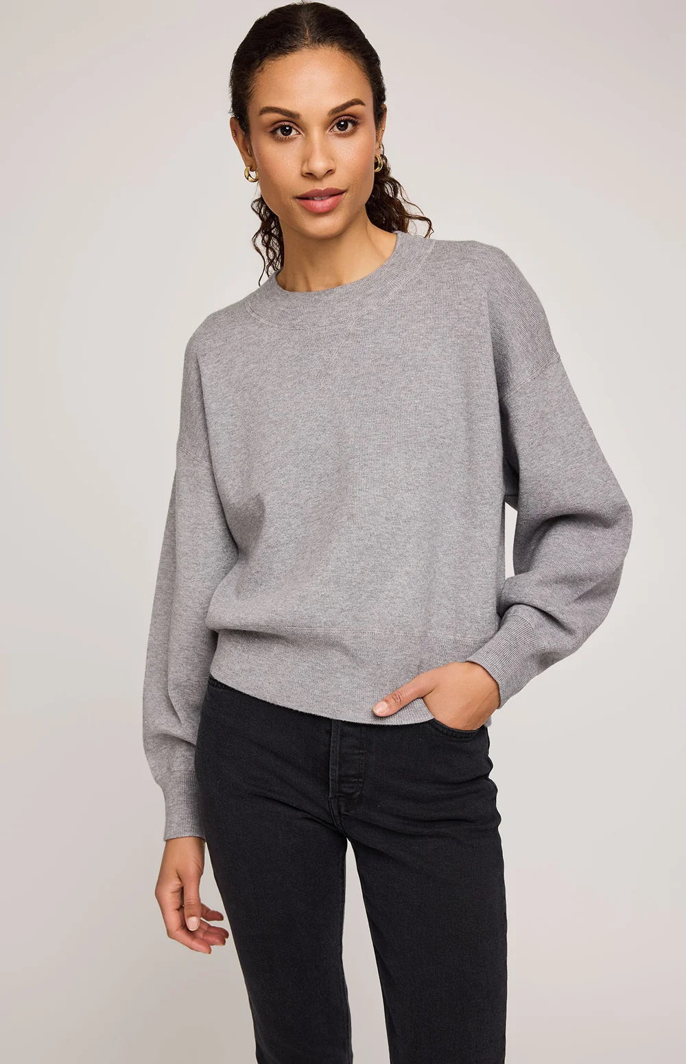 Alfie Sweater - Heather Grey