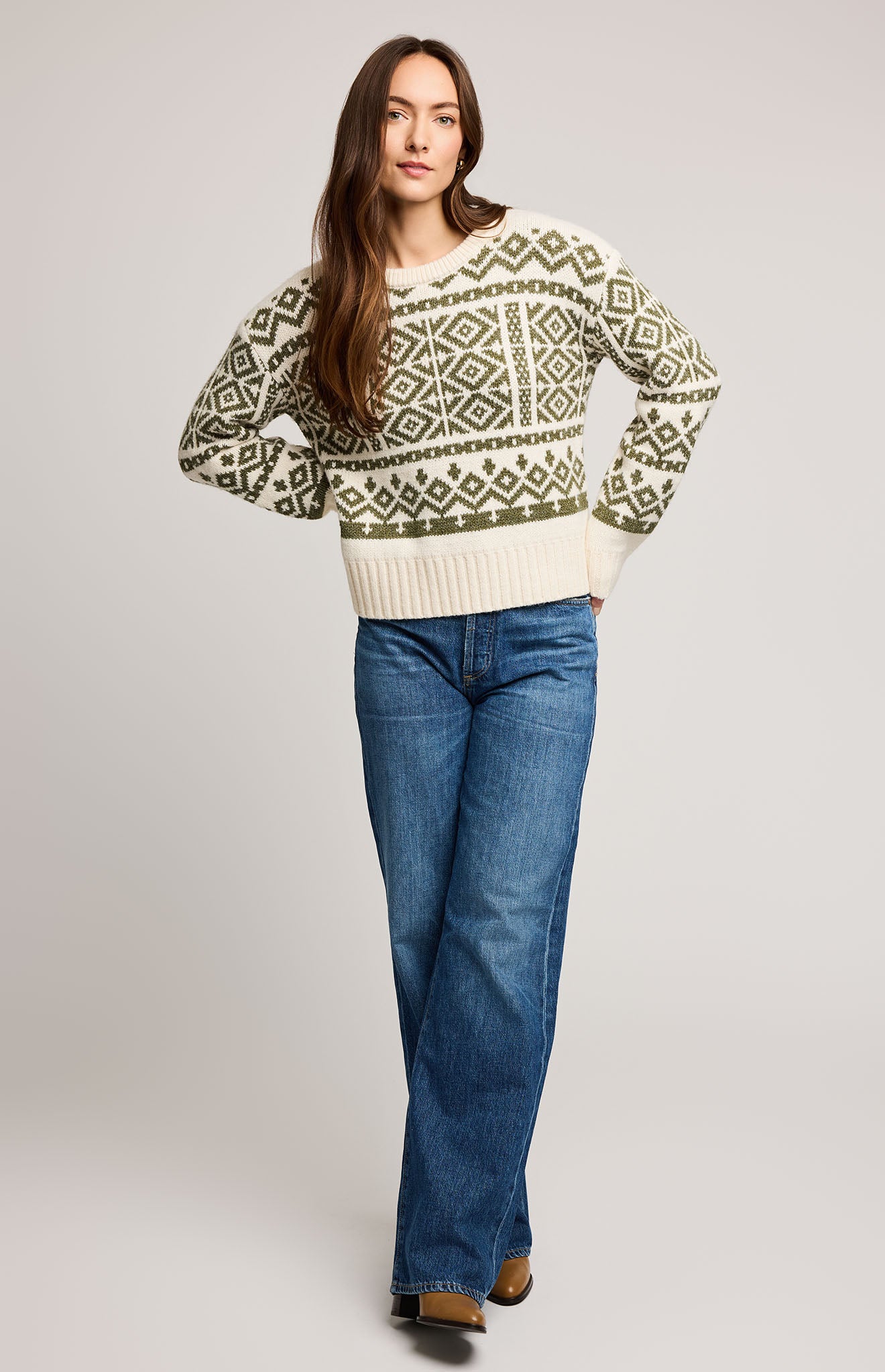 Cypress Sweater - Heather Moss