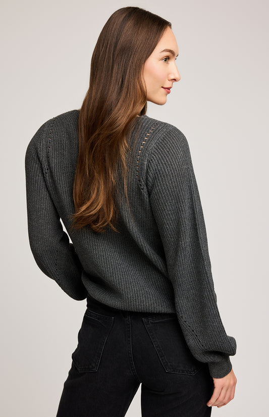 Gentle Fawn Hailey Pullover Sweater | Heather Charcoal