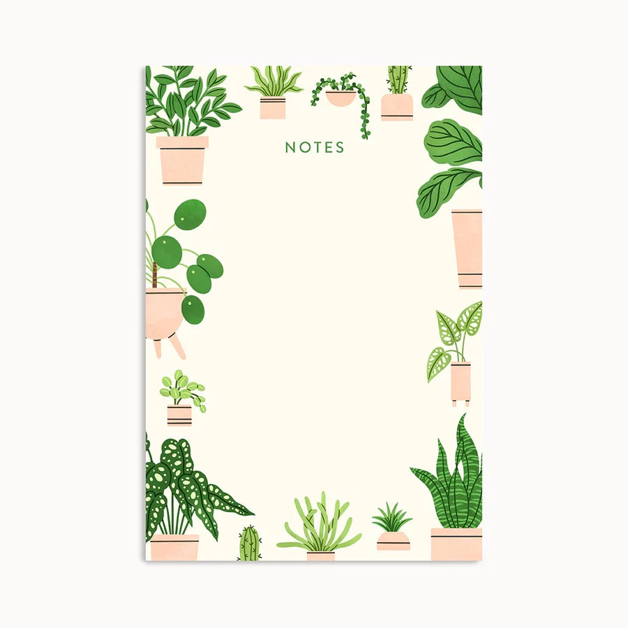 Linden Paper Co. Notepad | House Plants, Made in Canada