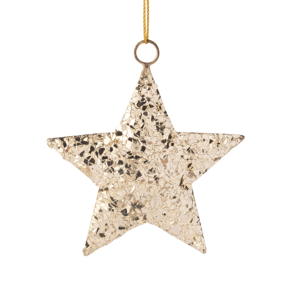 Sparkling Star Ornament | Gold