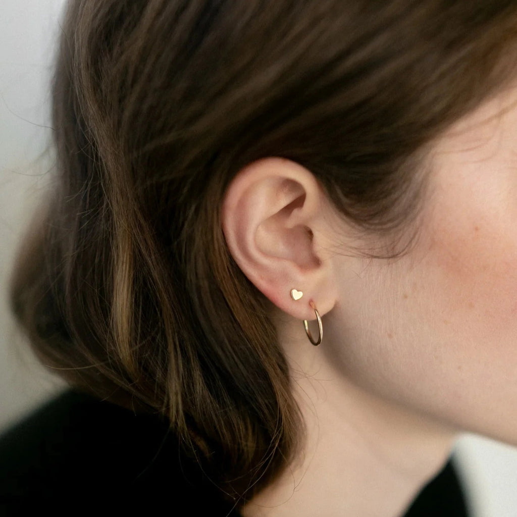 Lisbeth Jewelry Henri Hoop Earrings | 14k Gold Fill, Handmade