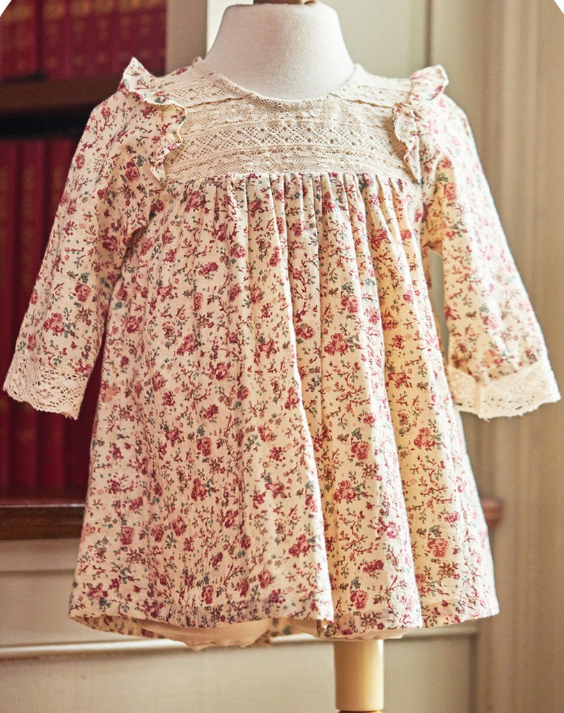 April Cornell Henrietta Baby Dress - Ecru