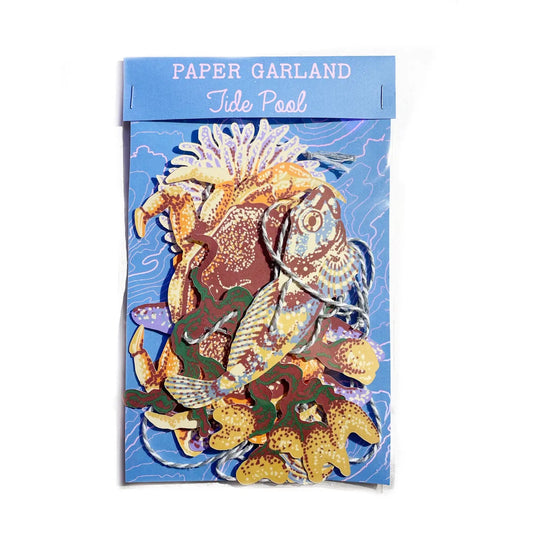 Hissing Mink Mini Paper Garland | Tide Pool, Made in Canada