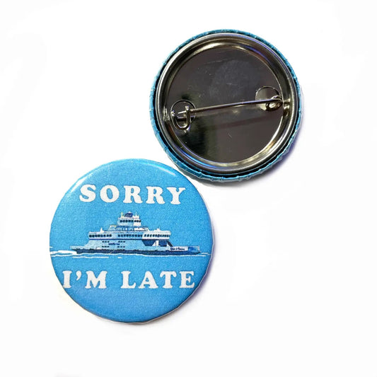 Hissing Mink Button Pin | Ferry, Made in Canada