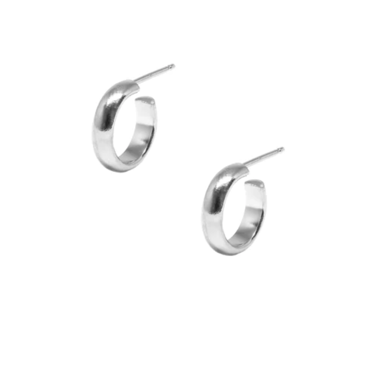 Hart + Stone Pico Small Hoop Earring Silver | Handmade 
