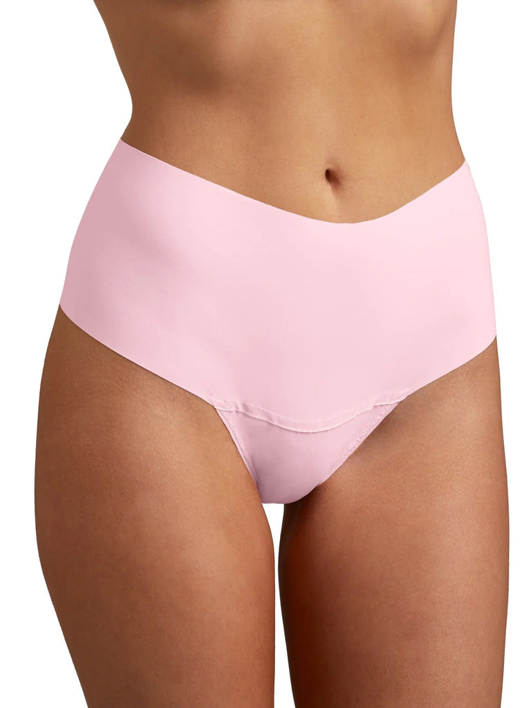 Hanky Panky Breathe Soft Hi Rise Thong | Bliss Pink