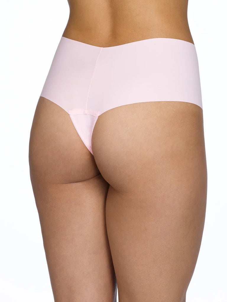 Hanky Panky Breathe Soft Hi Rise Thong | Bliss Pink