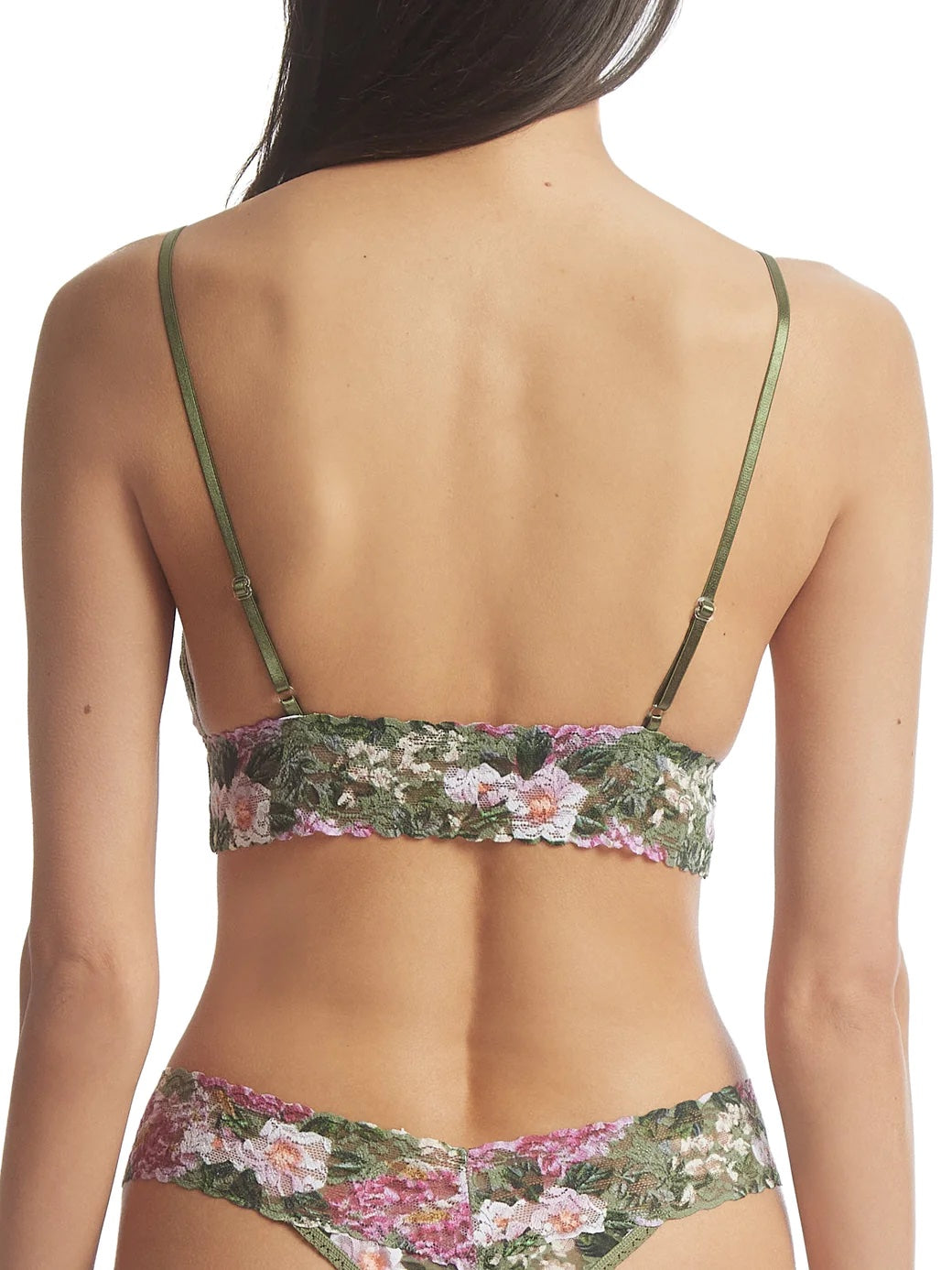 Hanky Panky Signature Printed Lace Padded Triangle Bralette
