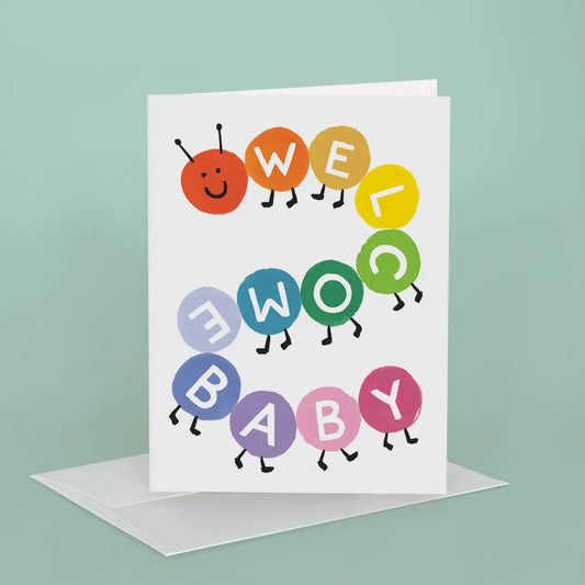 New Baby Card - Caterpillar