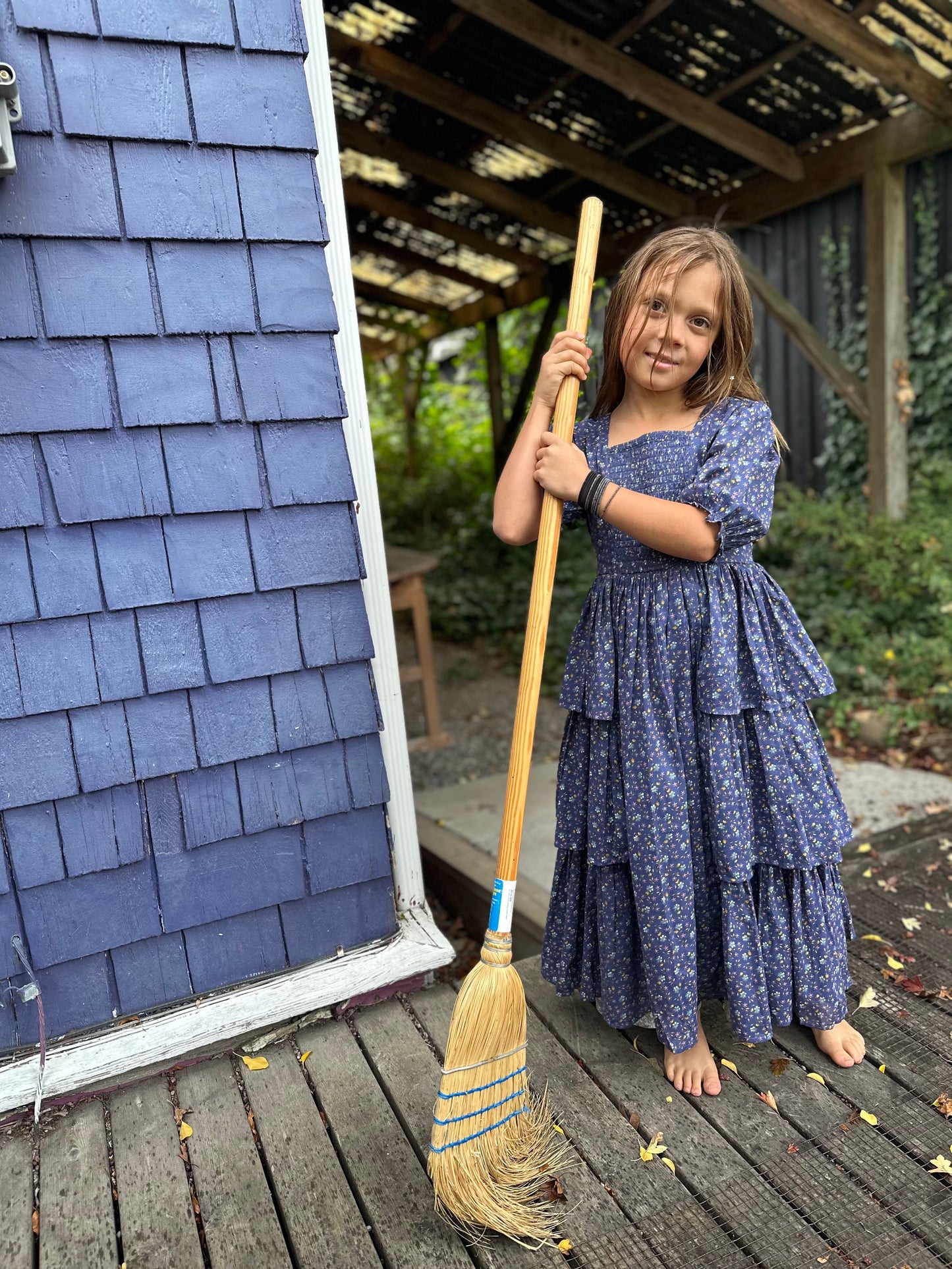 Cornflower Kids Dress - Blue