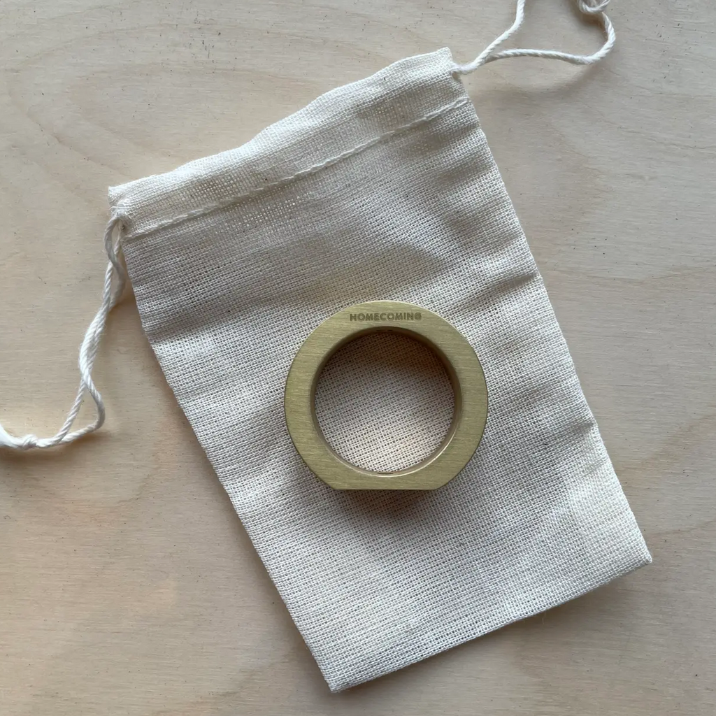 Homecoming Incense Holder, Brass Ring | Handmade in Vancouver