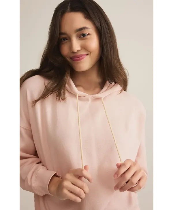 Z Supply Infield Hoodie | Pink Salt