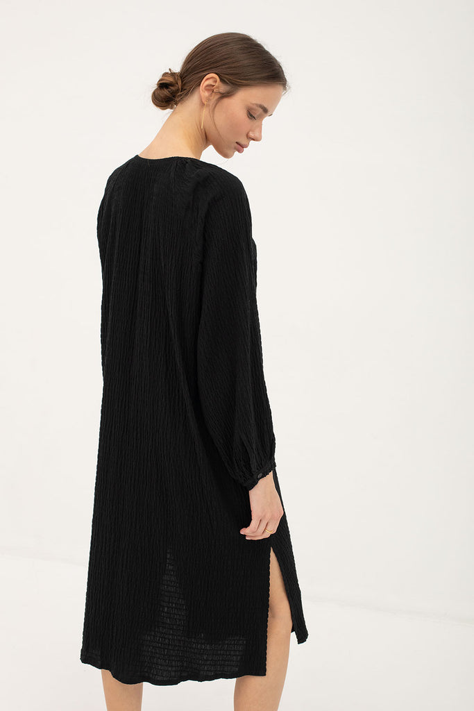 Mus & Bombon Insua Dress, Black | Designed and Made in Spain