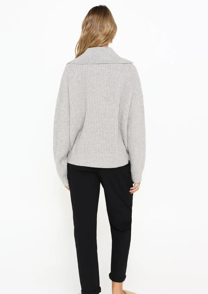 Lost in Lunar Izzy Jumper | Grey Marble, Designed in the USA