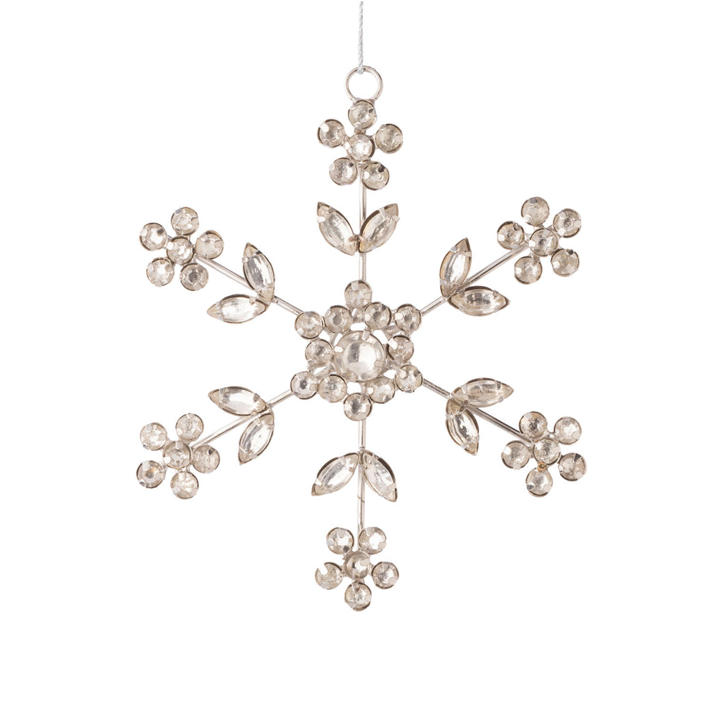 Jewel Snowflake Ornament | Floral