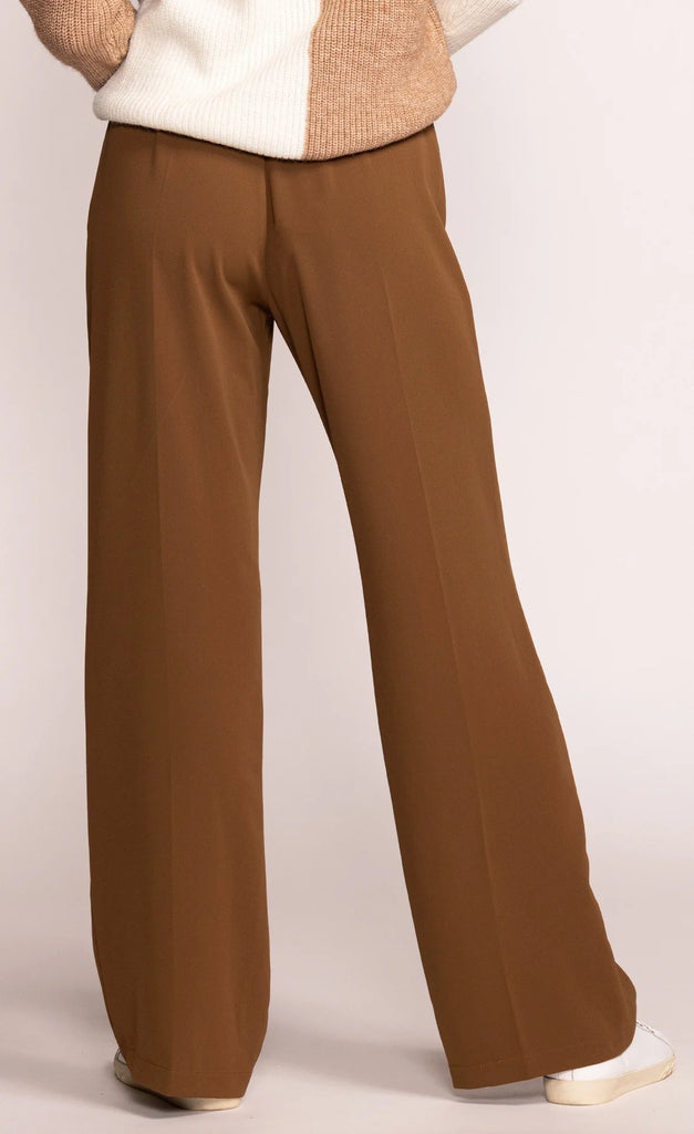 Pink Martini The Lilian Pants, Brown | Designed in Canada