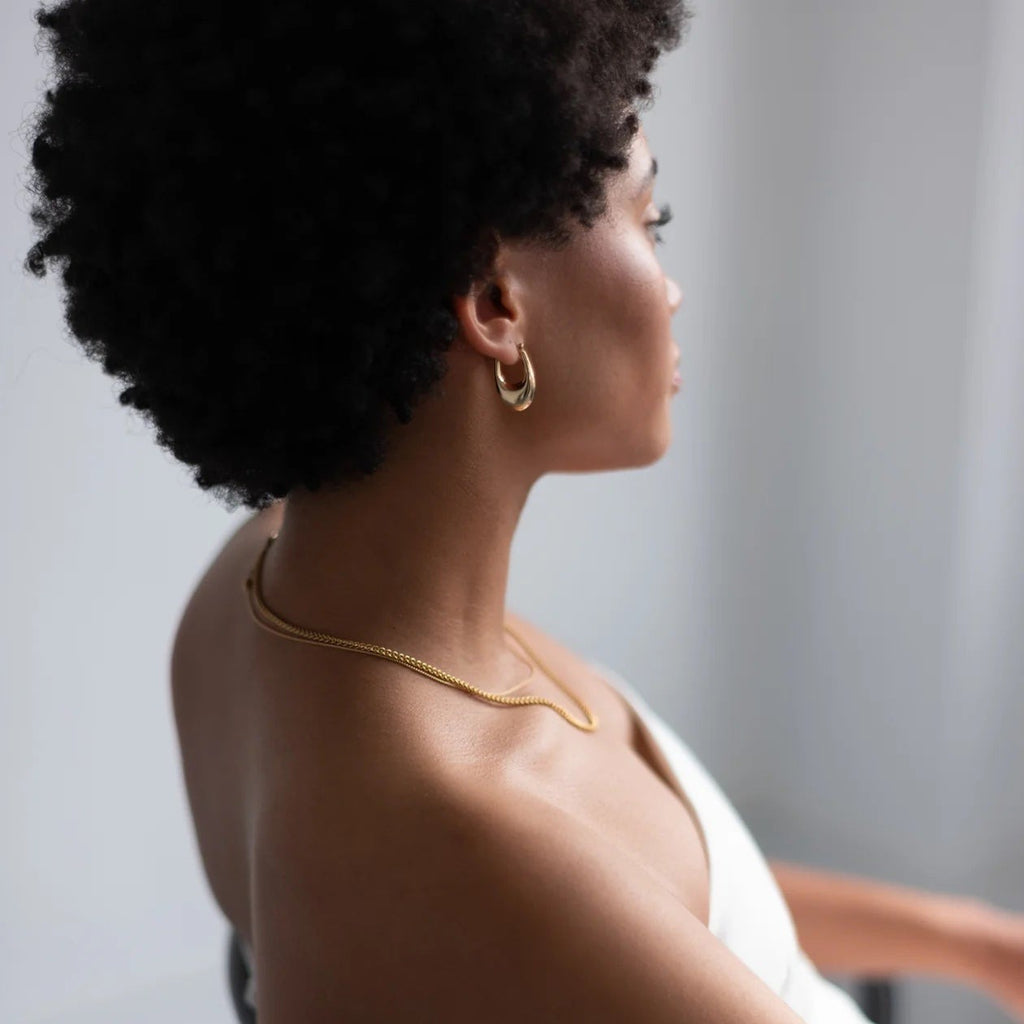 Lisbeth Jewelry - Emmeline Hoop Earrings - Gold