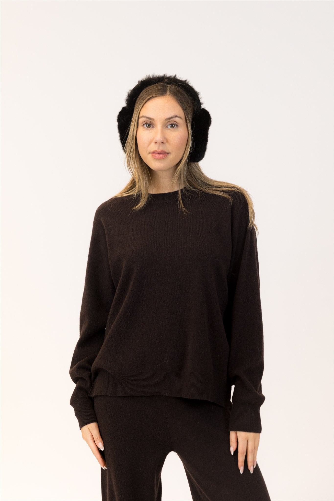 Fuzzy Earmuffs - Black