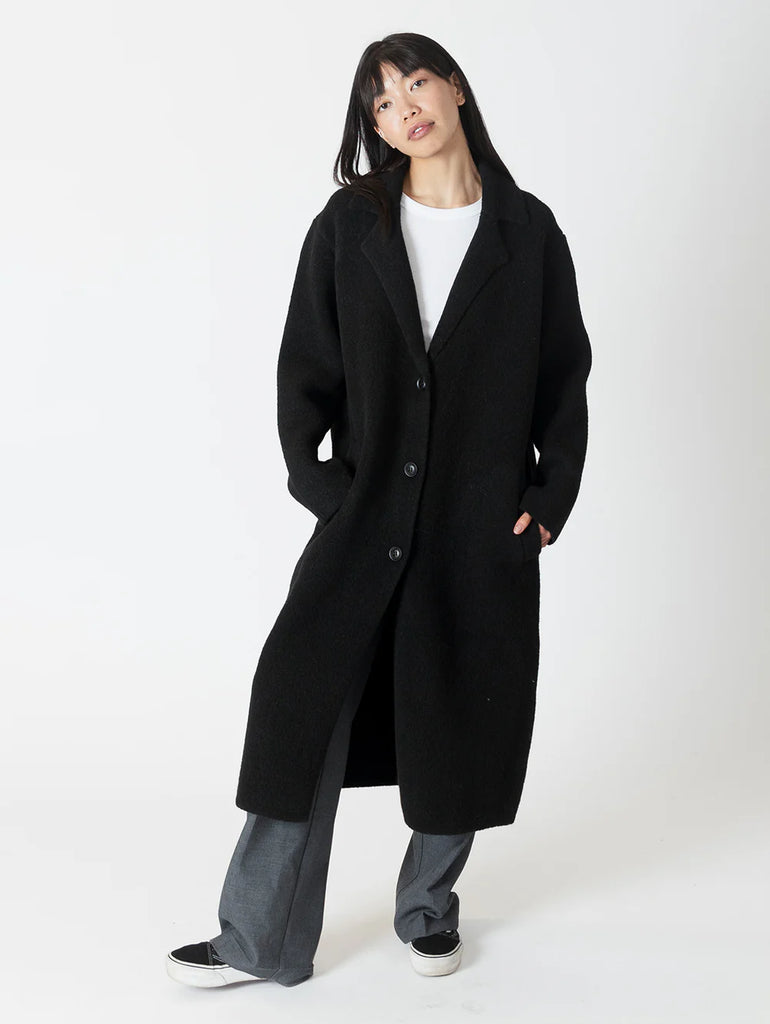 Lyla + Luxe Victoria Oversized Eco Coat | Black, Designed in Canada