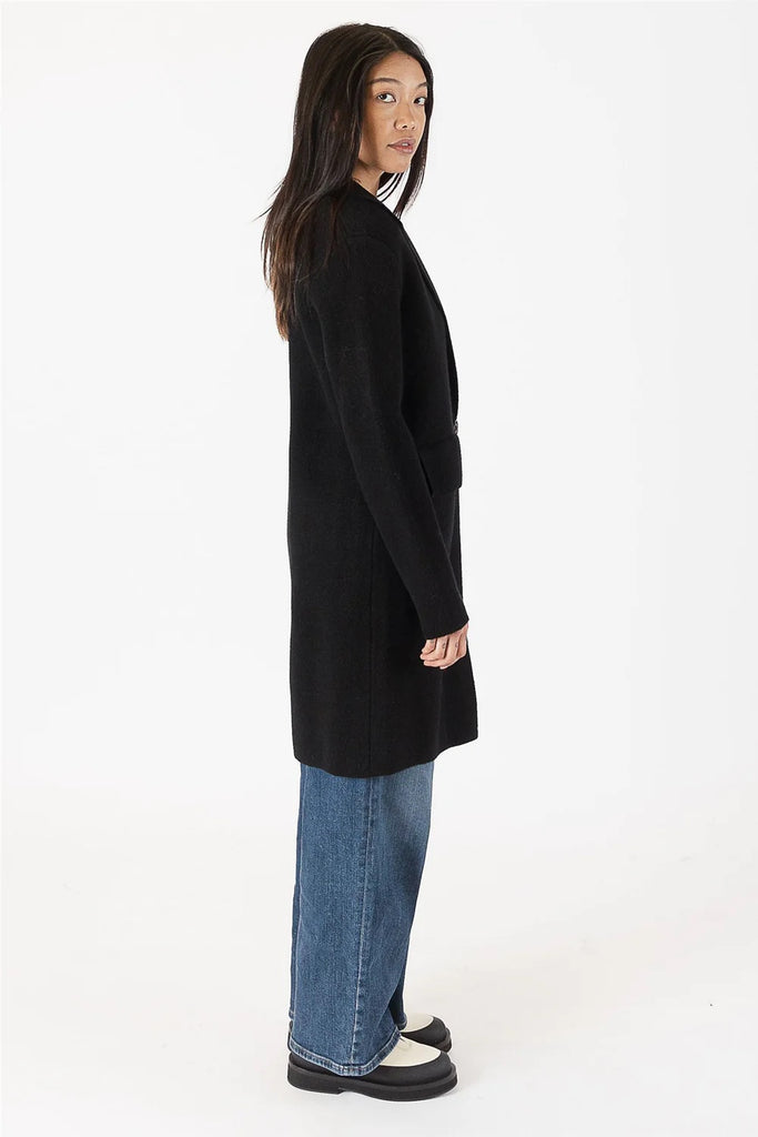 Lyla + Luxe Fiona Coat | Black, Designed in Canada