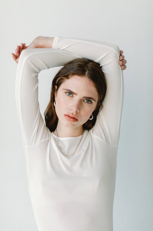 Lisbeth Jewelry - Hailey Hoop Earrings - Silver