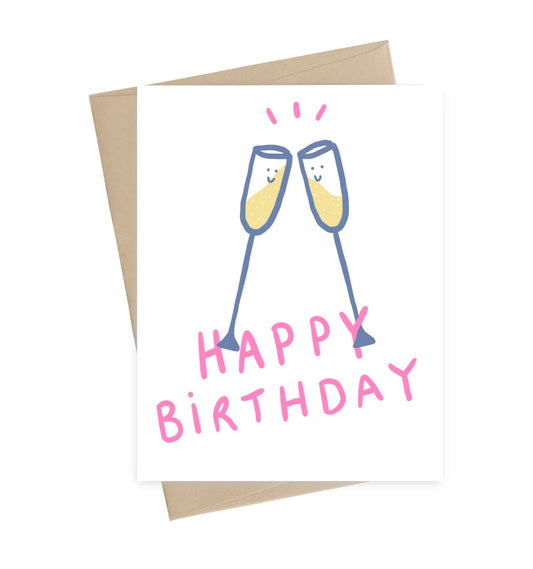 Little May Papery Birthday Card | Birthday Glasses, Printed in Canada