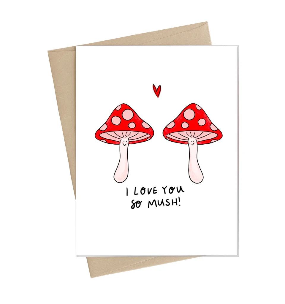 Little May Papery Love Card | Love You So Mush, Printed In Canada